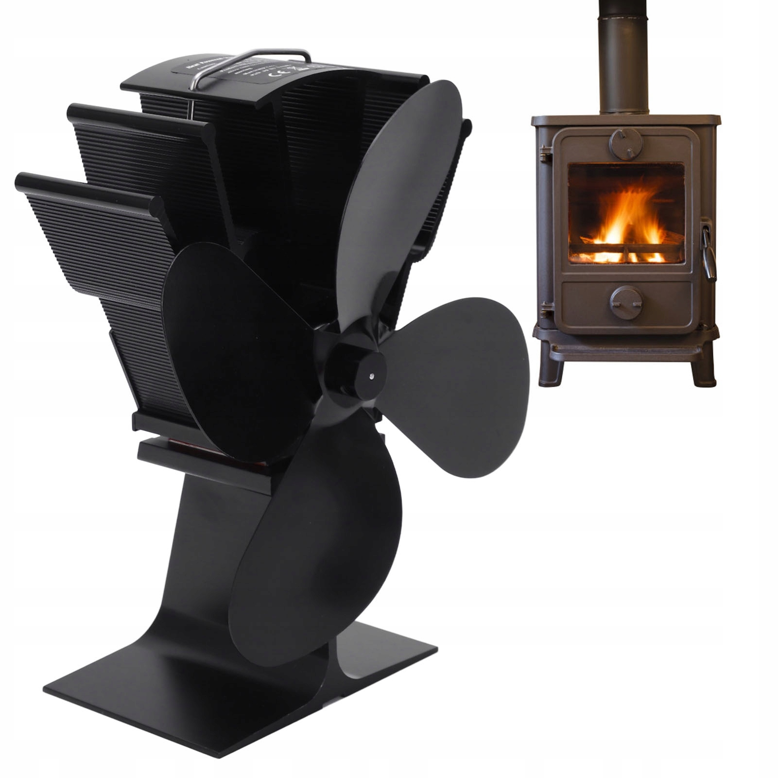 Termoelektrický Krbový Ventilátor Napájený Teplem, Krbový Ventilátor