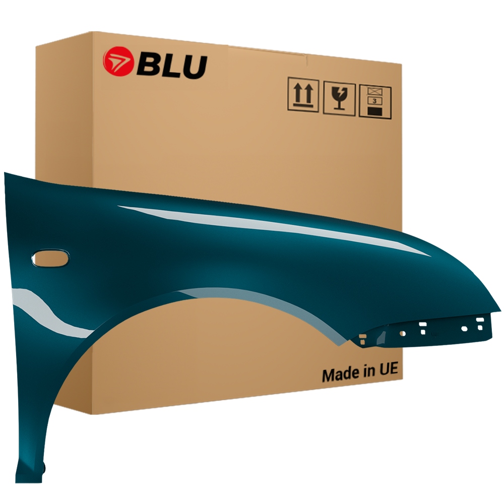 Blu Blatník Vw Bora LC6X pravý modrý 98-05 1J přední pozink OceanicGrün