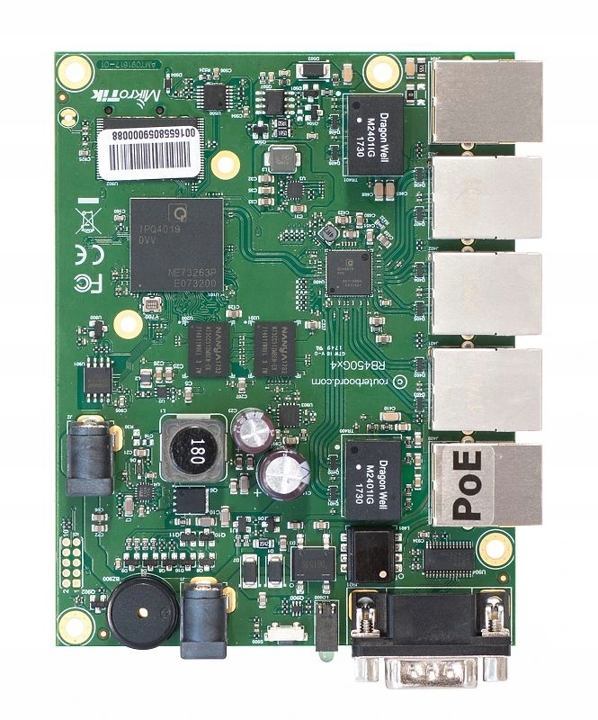 MikroTik RouterBOARD RB450Gx4, RouterOS L5, 5x Gb Lan, 1GB Ram