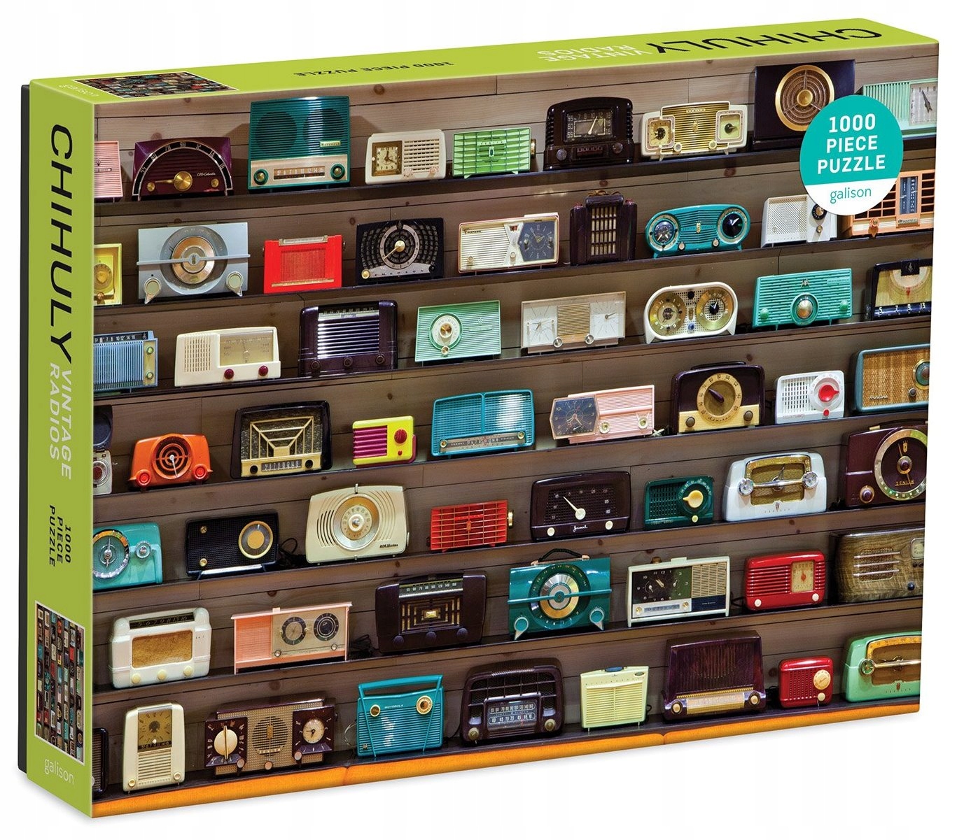 Galison Puzzle Retro radiobudíky 1000 dílků
