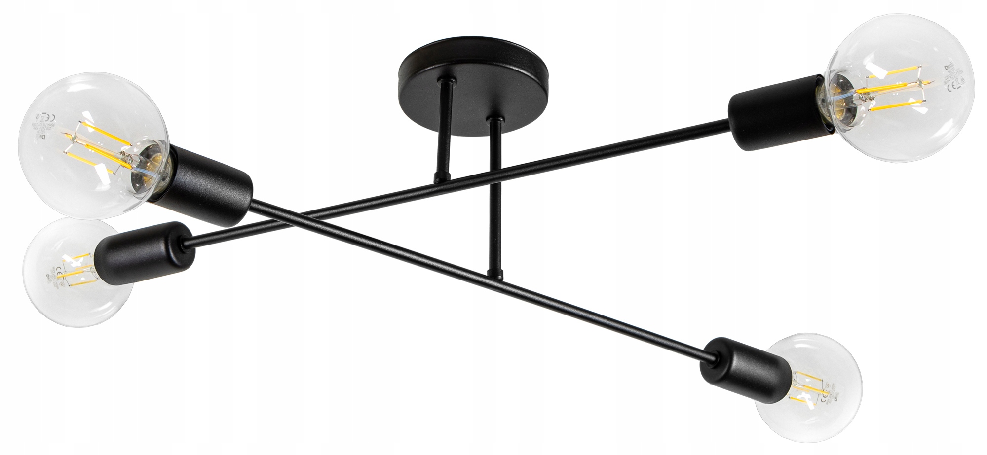 

Lampa Sufitowa Plafon Żyrandol Loft Edison Led