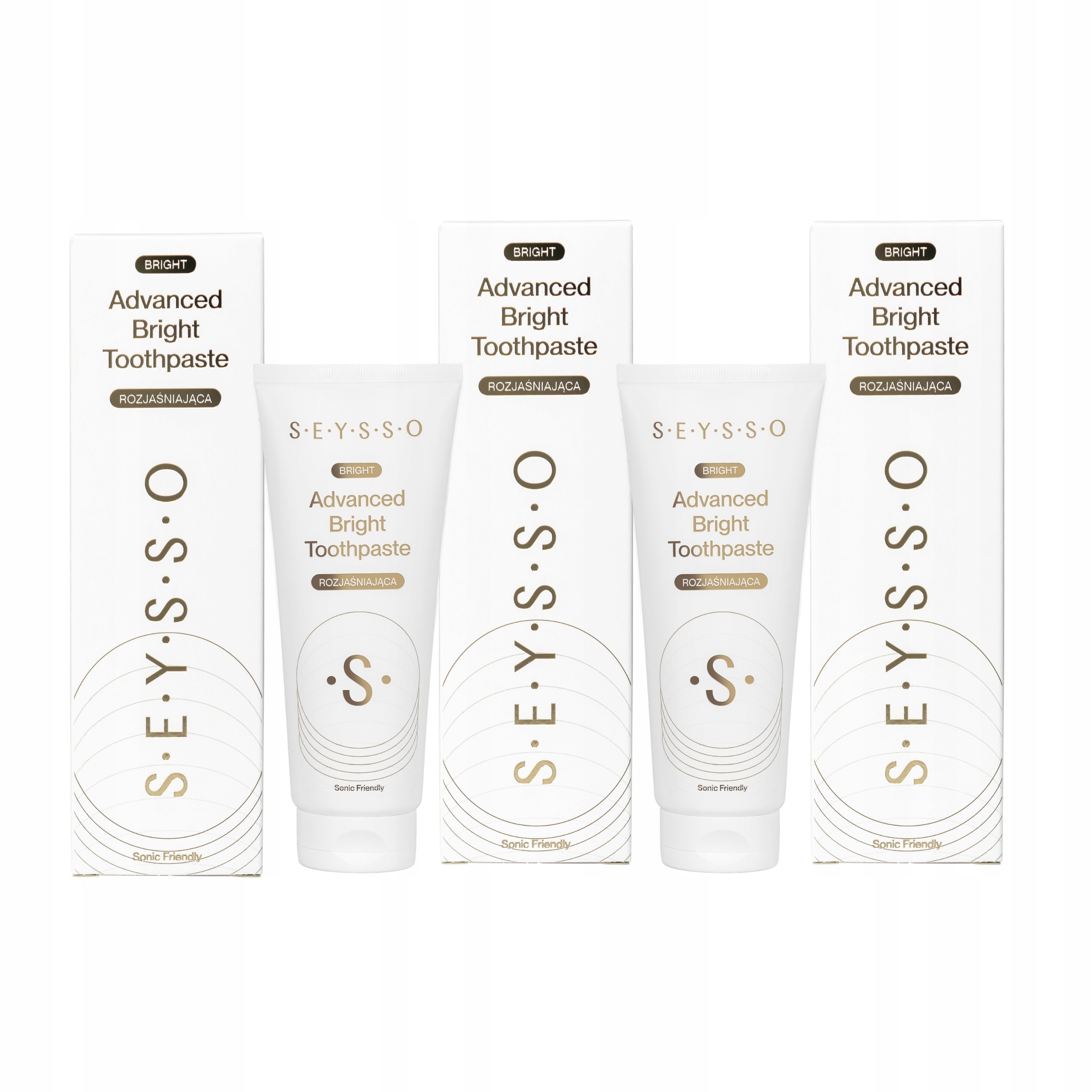 Pasta do zębów Seysso Bright Advanced rozjaśniająca z drobinami złota 75 ml