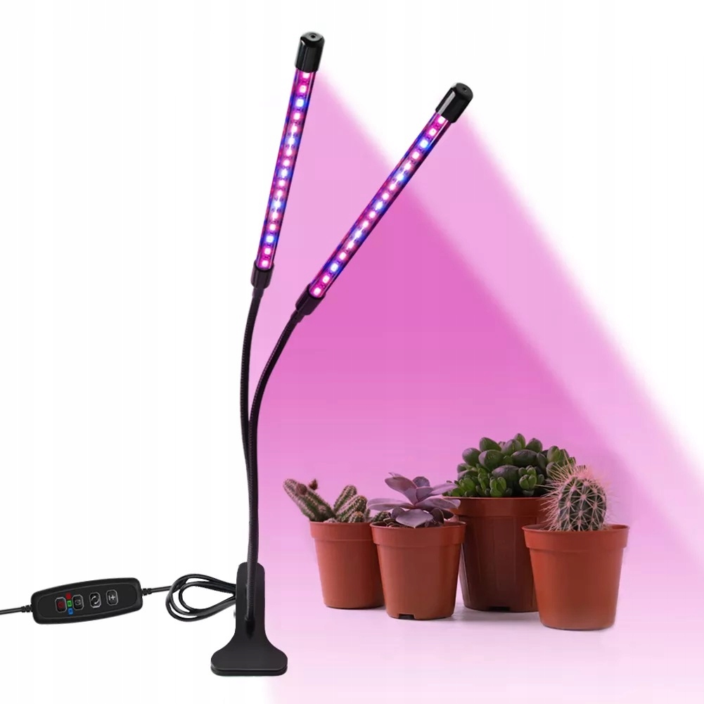 2x лампа для выращивания растений 40 светодиодный таймер USB
