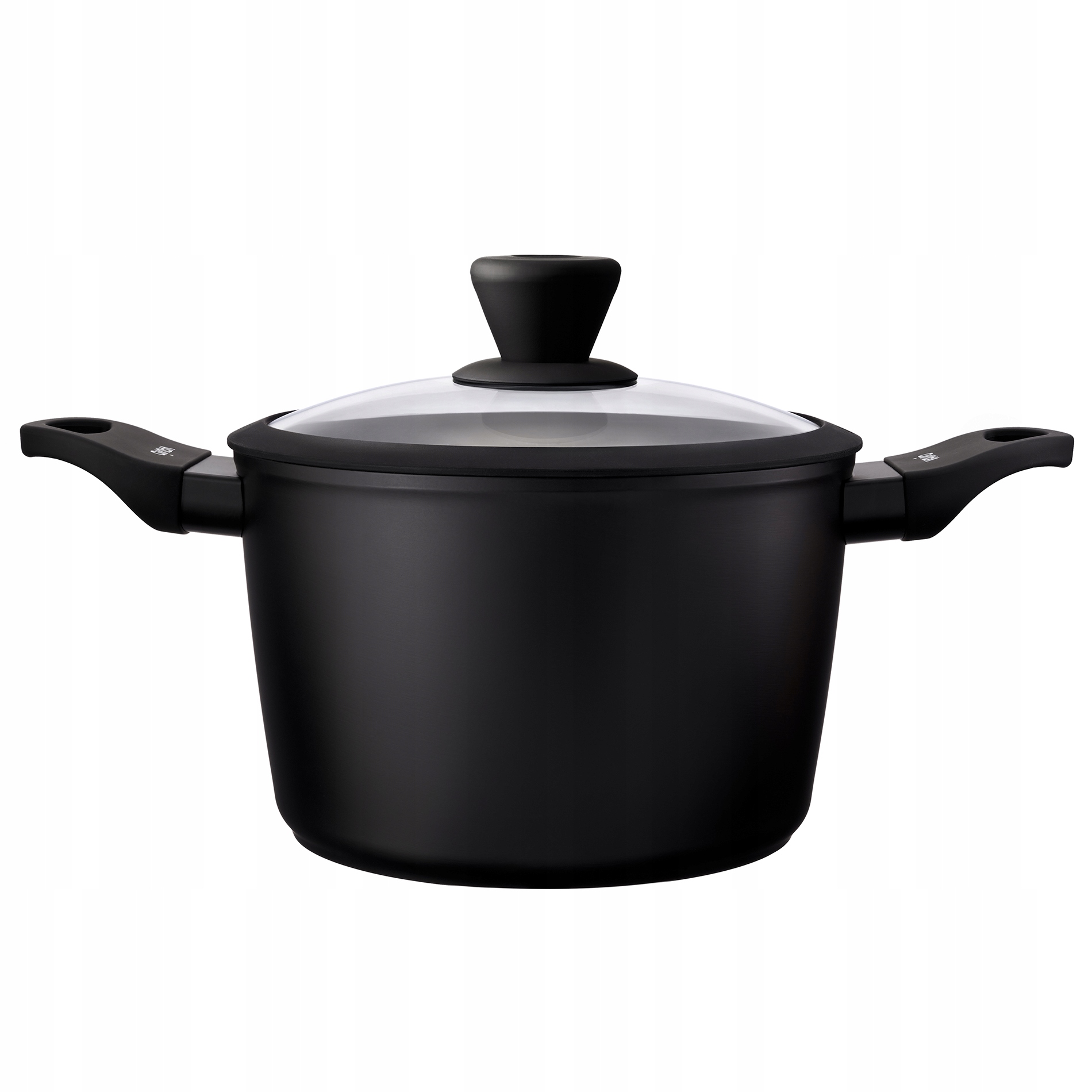 

Garnek wysoki z pokrywką Stone Design Black 20 cm