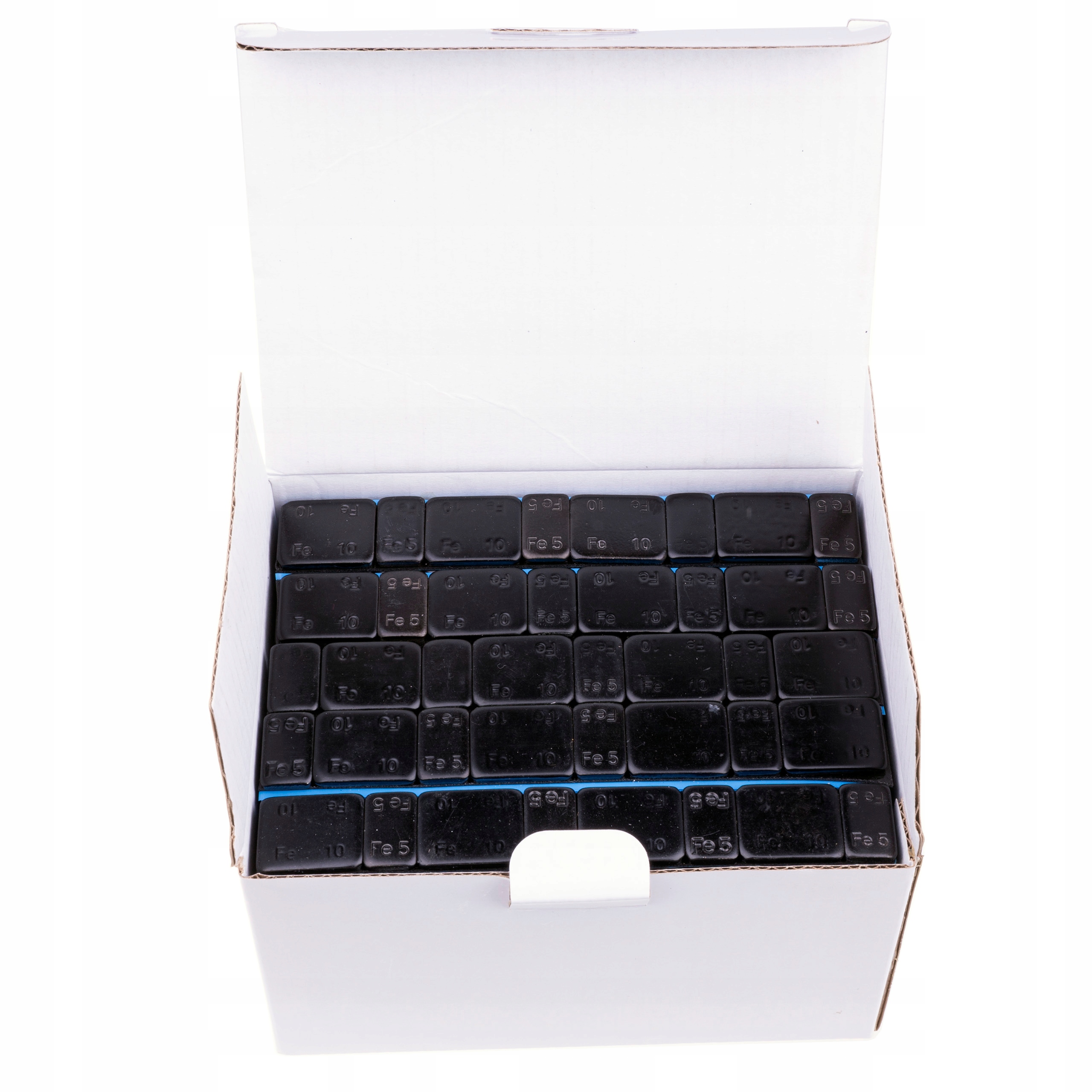 Ciężarki klejone czarne Cienkie (5g+10g)x4 100 szt