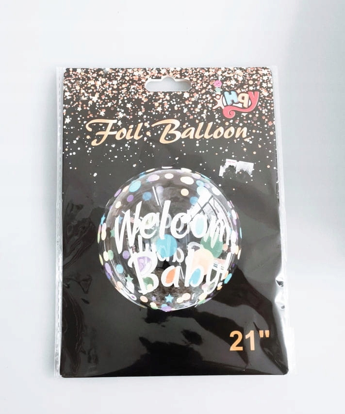Balon foil balloon welcom baby