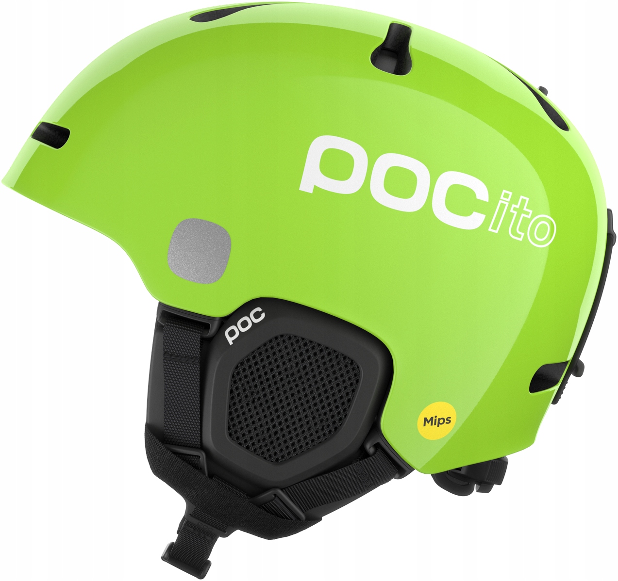 Lyžařská přilba Junior Poc POCito Fornix Mips vel. M/L 55-58 cm Fluo Ylw/Grn