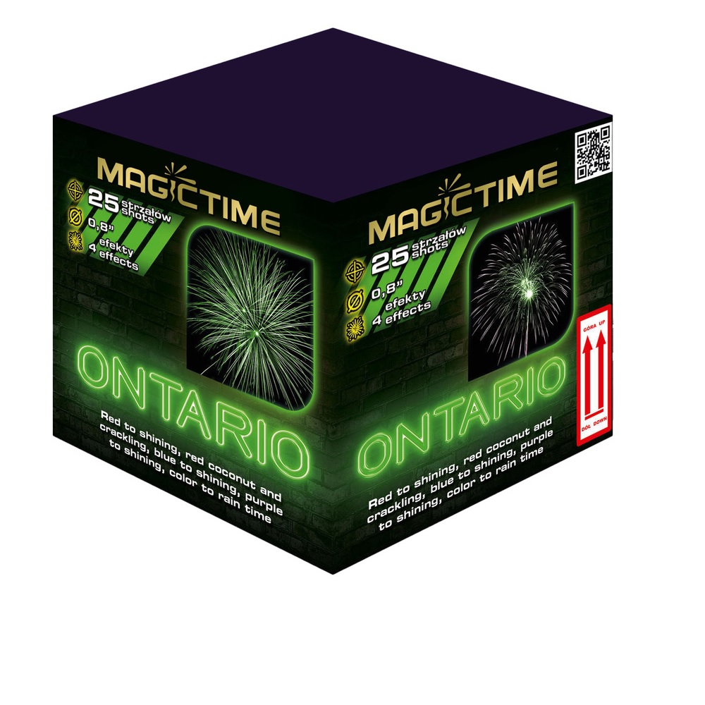 

Wyrzutnia Ontario 25 Strzałów Efekty