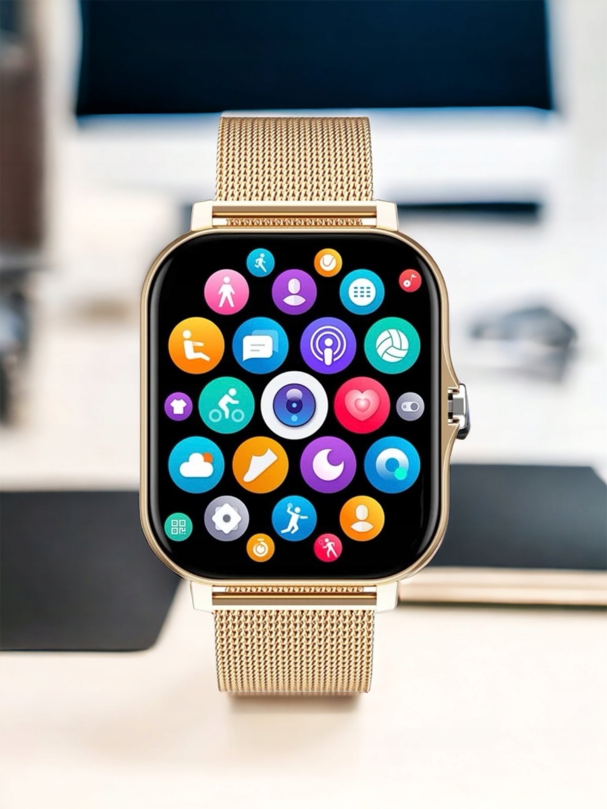 SMARTWATCH ZEGAREK DAMSKI MENU PL ROZMOWY PULS KROKI SMART WATCH AKCESORIA Kompatybilność systemowa Android iOS