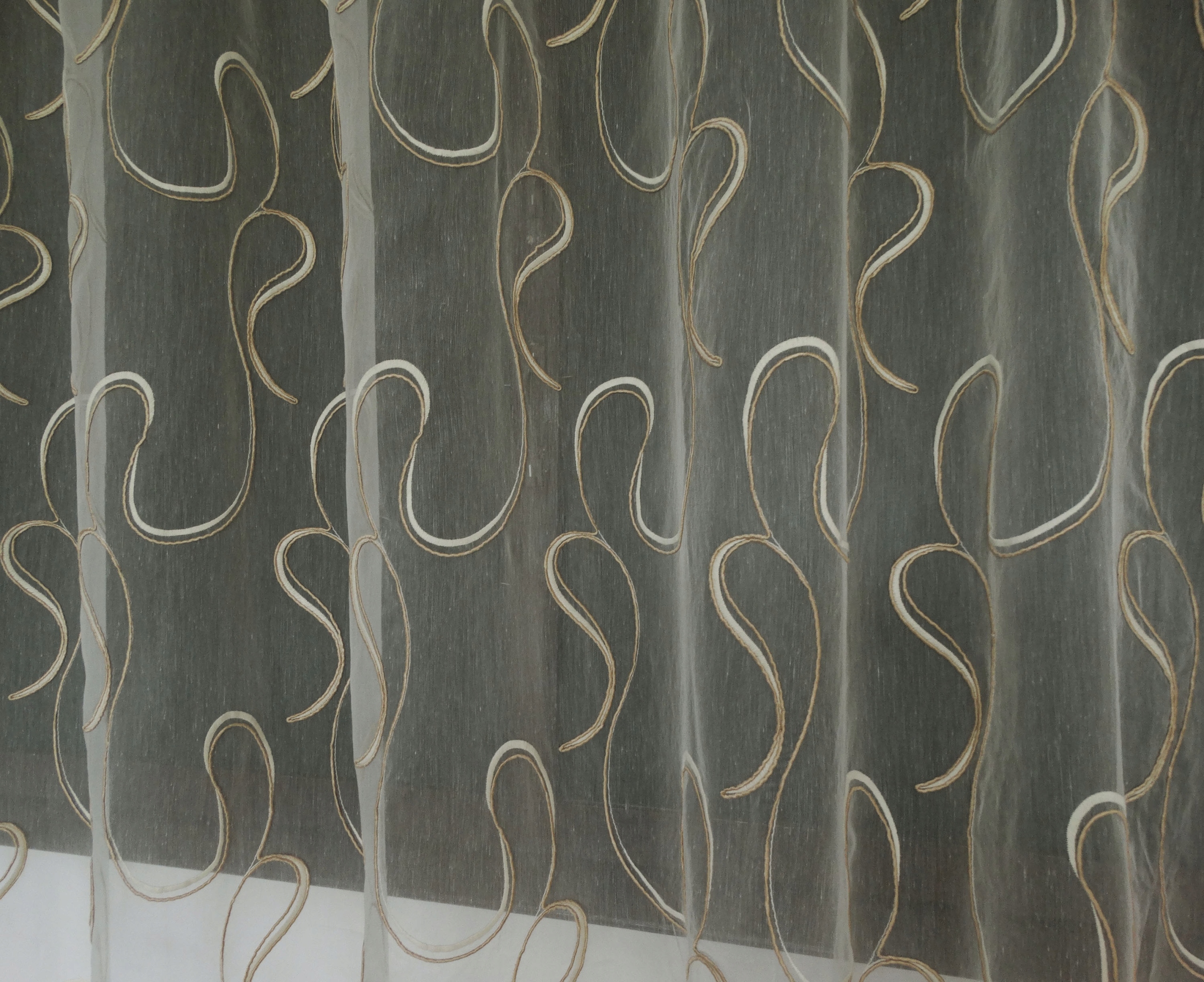 

Mg firana Lida 4 batyst Ecru haft Beż 300cm polski