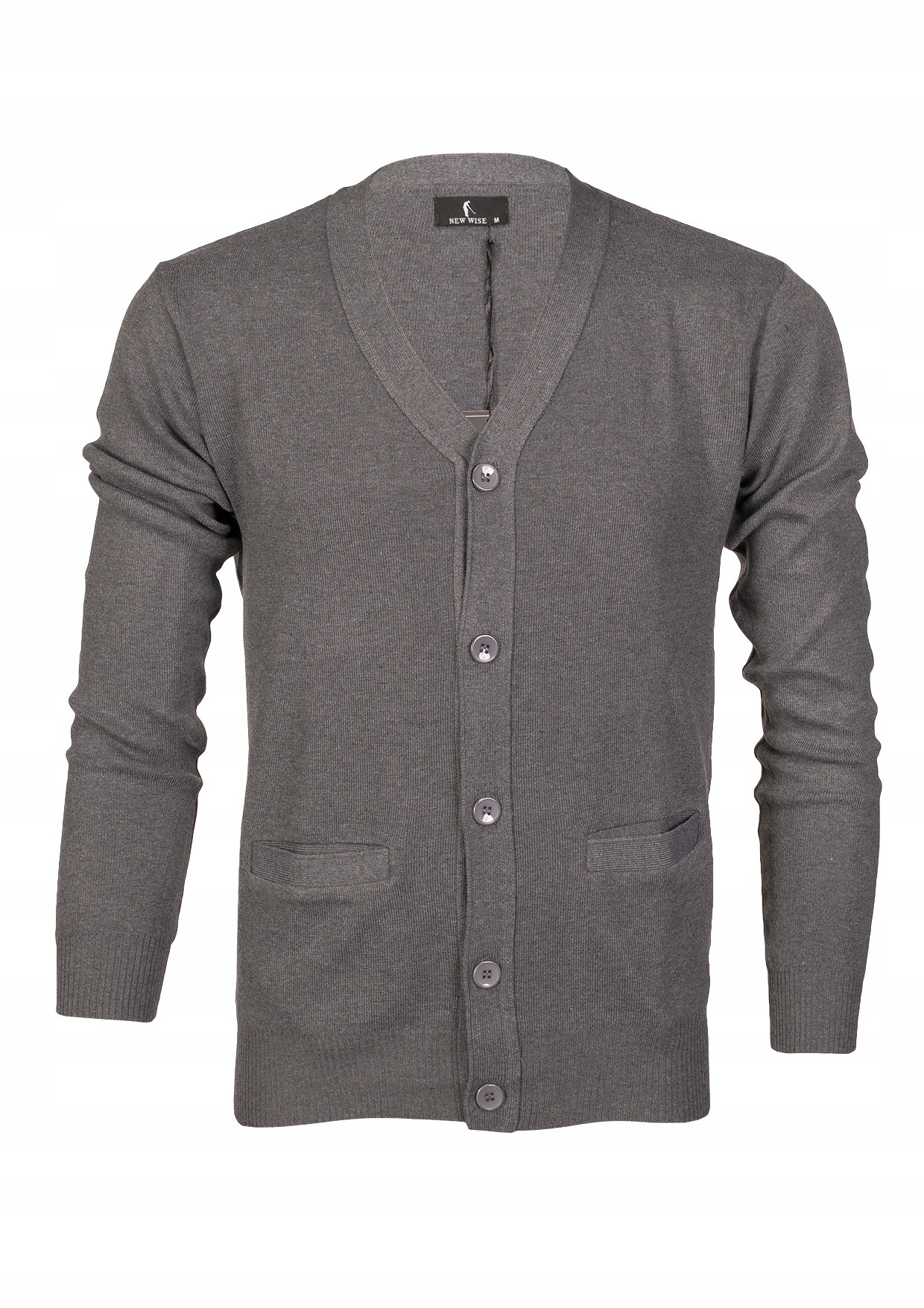 

Rozpinany Sweter Na Guziki, XL