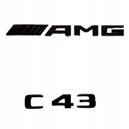 Mercedes C43 emblemat + AMG