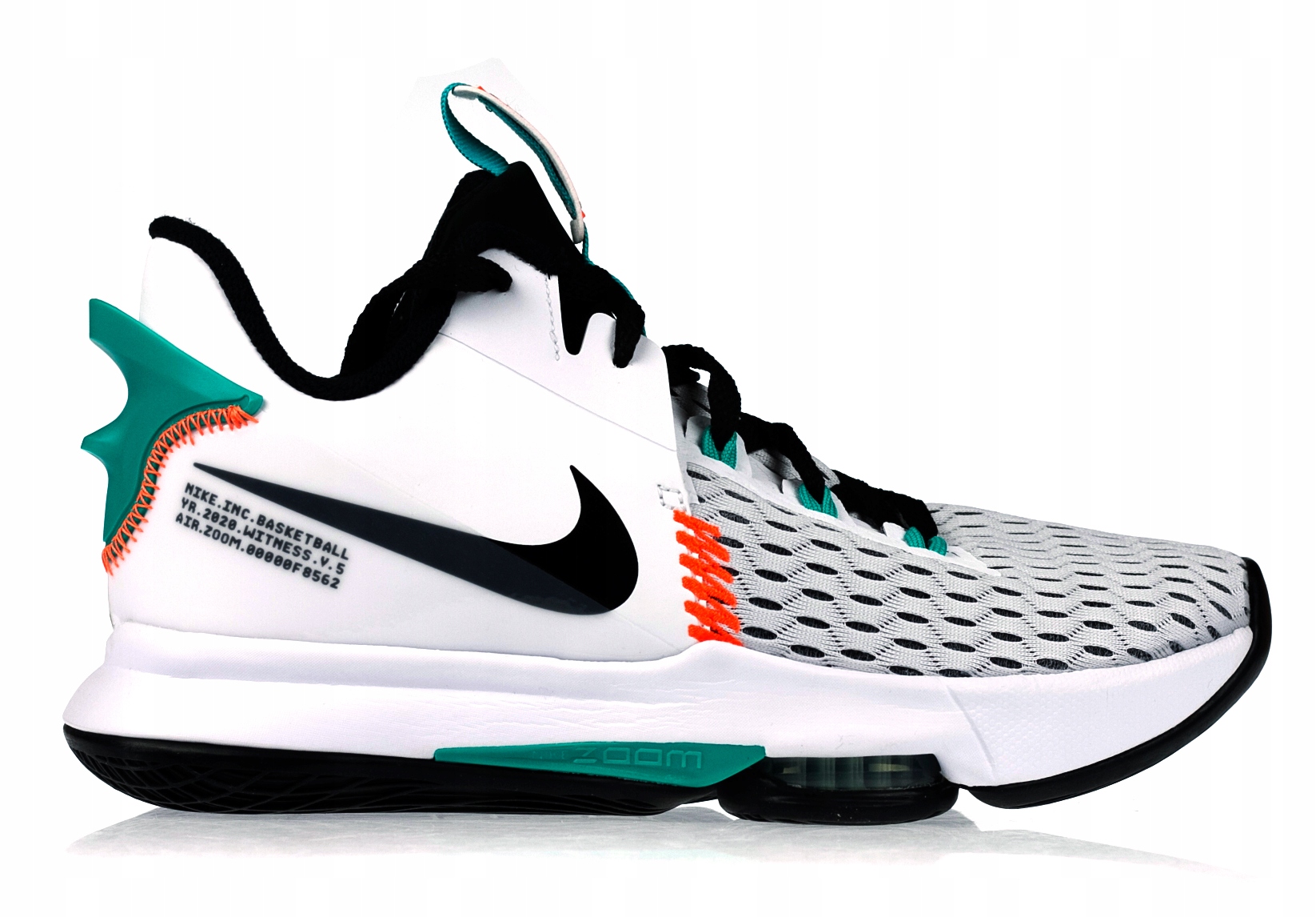 Pánské boty Nike Lebron Witness V White Clear Jade