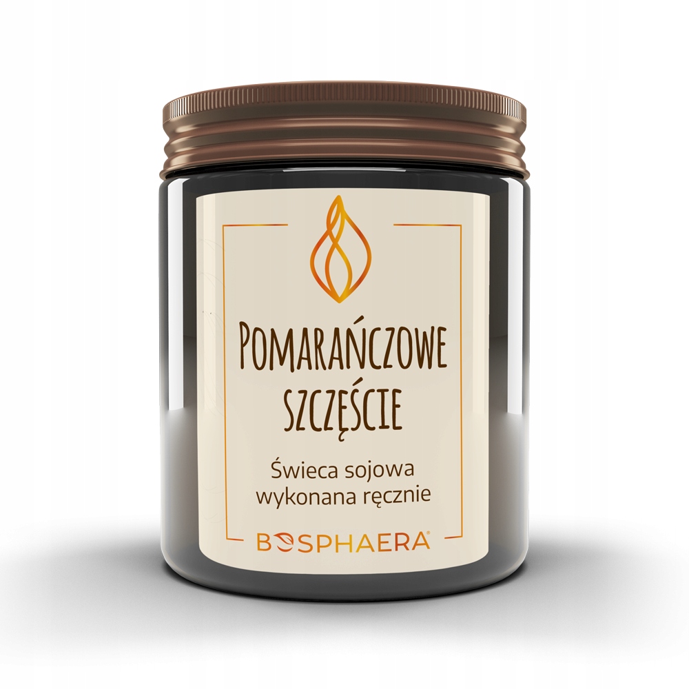 

Bosphaera Pomarańczowe Szczęście Świeca Sojowa