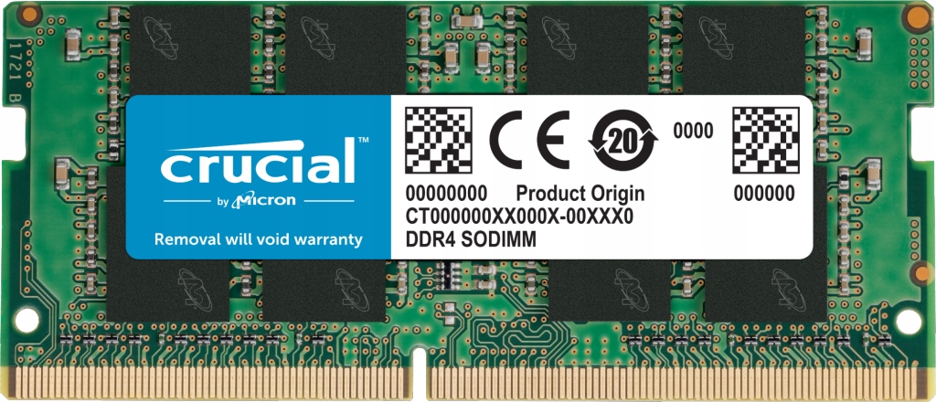 Crucial 8GB Sodimm DDR4 3200 CL22 CT8G4SFRA32A