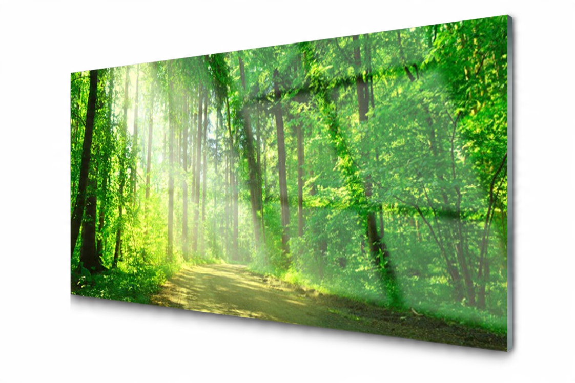 

Panel szklany Płytka Las dróżka Drzewa 140x70