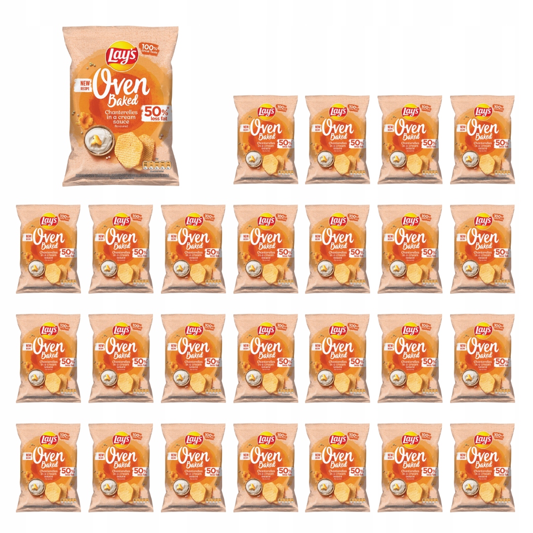 Lay's Oven Baked kurki w sosie śmietanowym 26x 110 g
