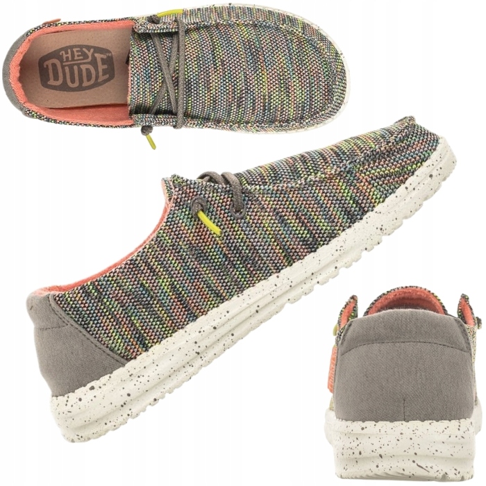 Hey Dude Dámské Polobotky Pohodlné Látkové Boty Lehké Mokasíny vel. 36