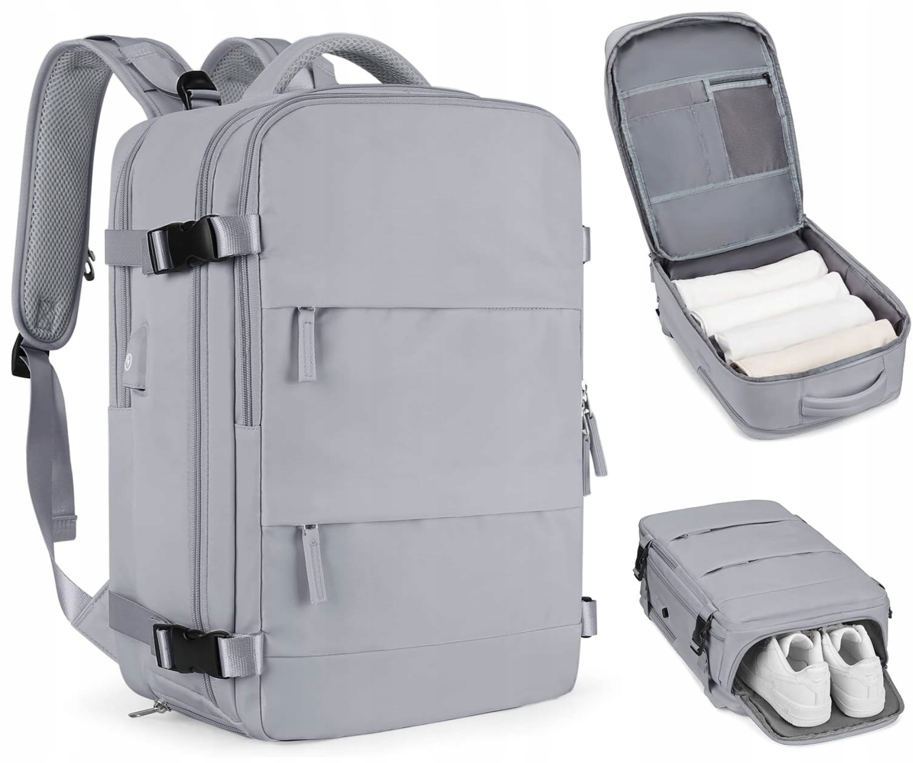 Plecak Bagaż Podręczny do Samolotu 45x30x20 Wizzair Rayanair Kabinowy Mocny