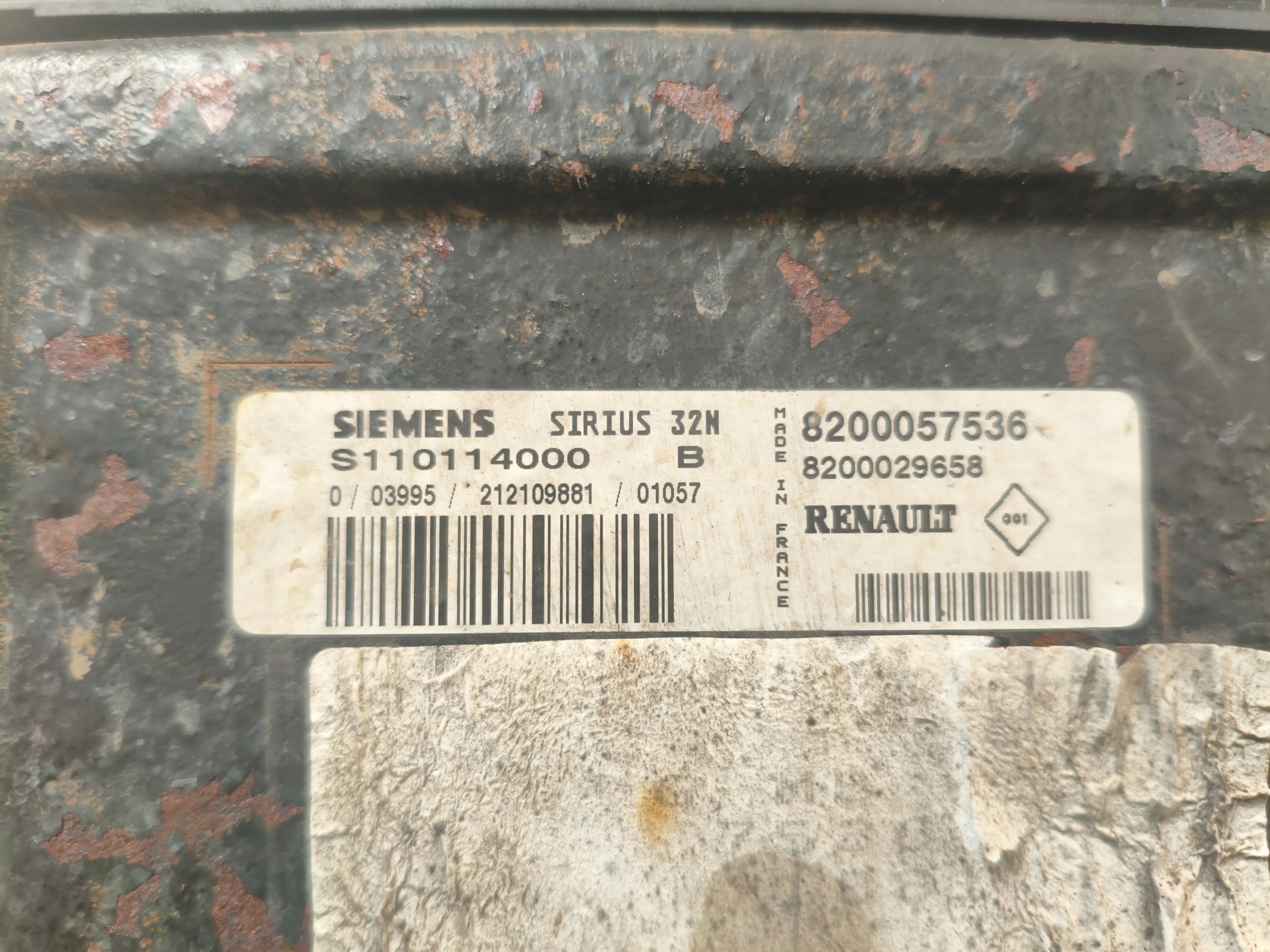 Centralina Motore RENAULT SCENIC e 1 1.6B 8200057536