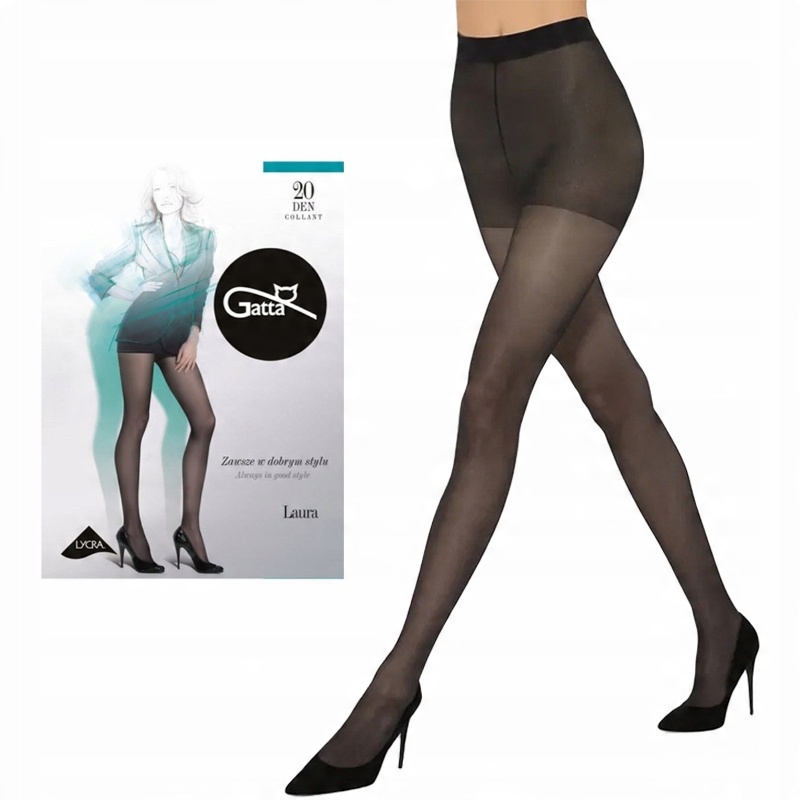 

Rajstopy Gatta Laura 20 den lycra 4-L fumo