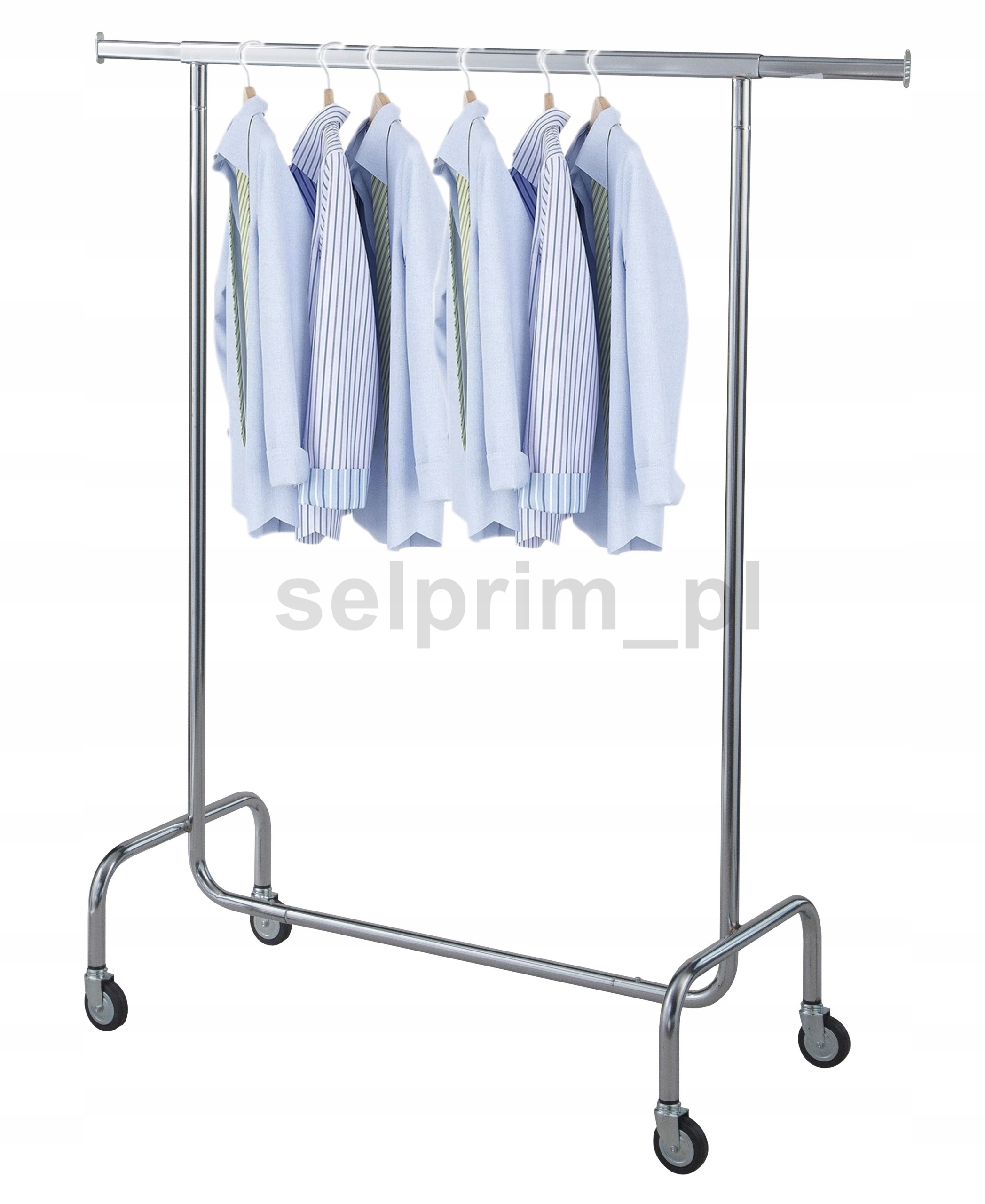 WIESZAK 1m NA KÓŁKACH UBRANIA GARDEROBA REGULOWANY Marka inna