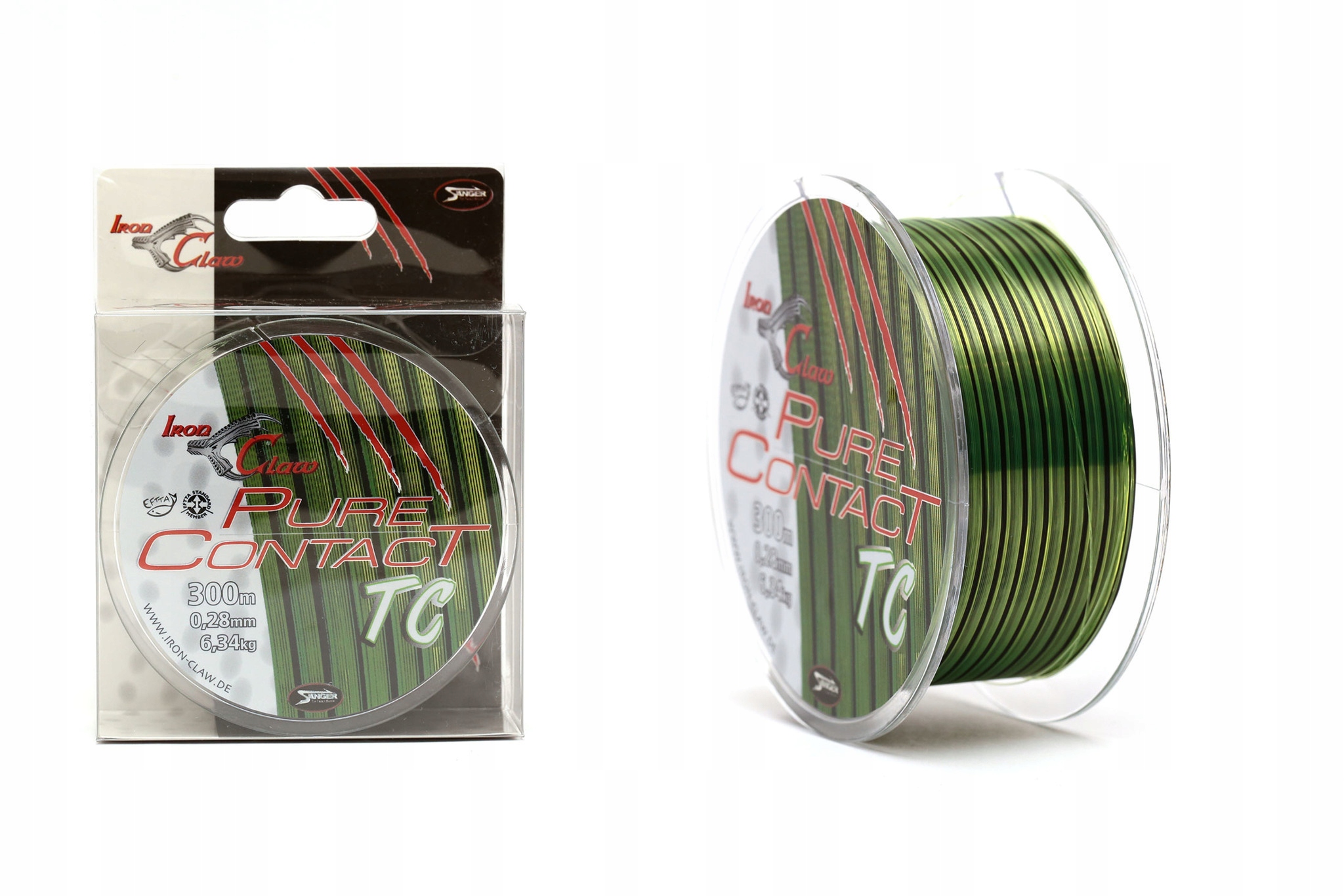Żyłka Iron Claw Pure Contact Mono Tc 300m-0,30mm