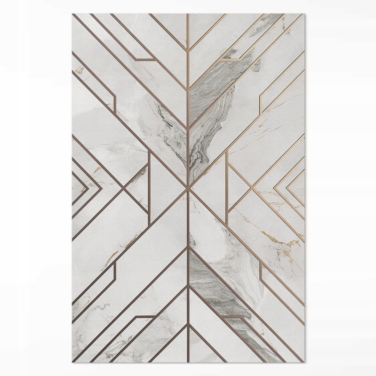 Pvc koberec do domu Moderná svetlá mozaika kamenných dlaždíc XXL 150 x 225 cm