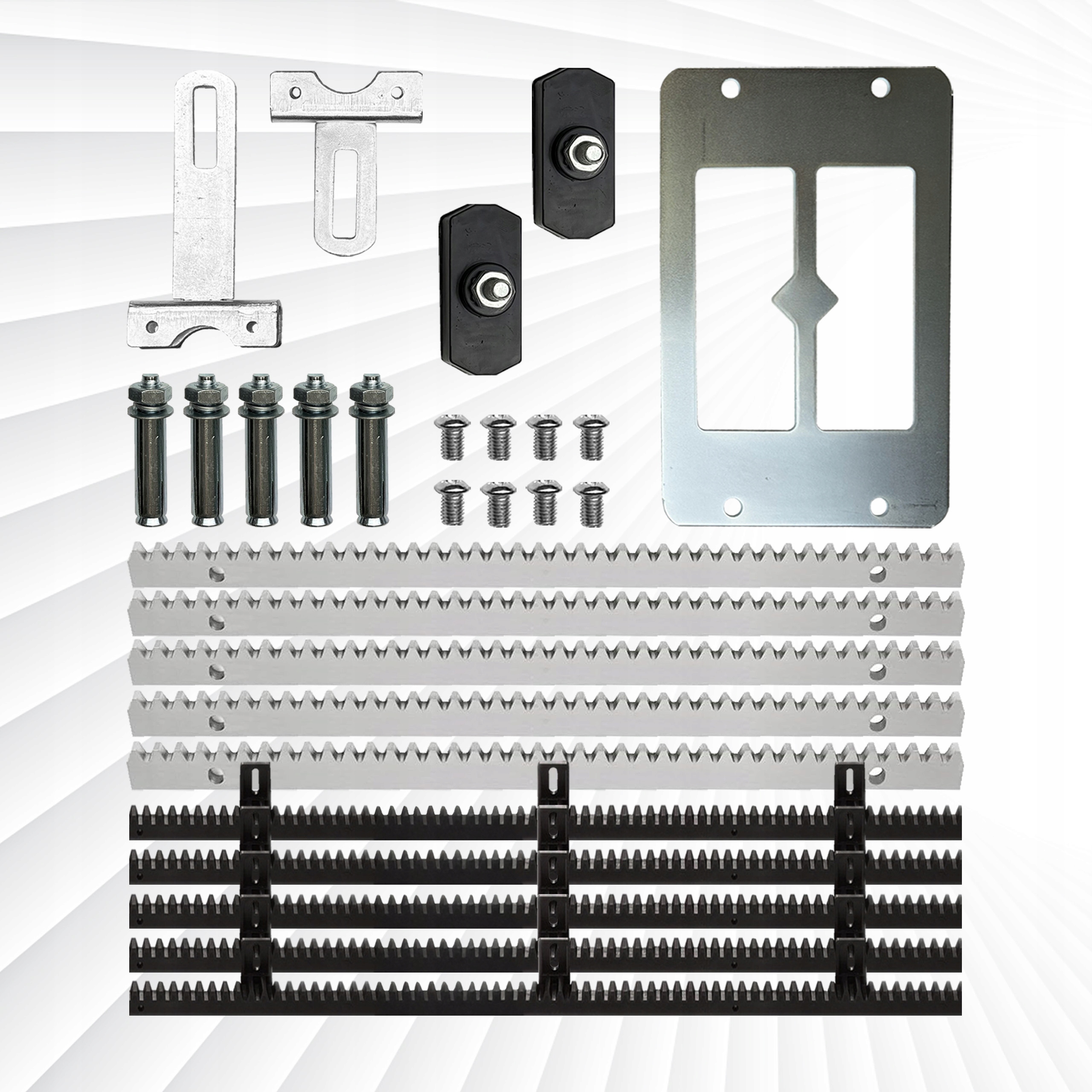 Napęd bramy PRZESUWNEJ ZESTAW 800kg + 4 piloty + lampa LED + WIFI Maksymalna długość skrzydła 20 m