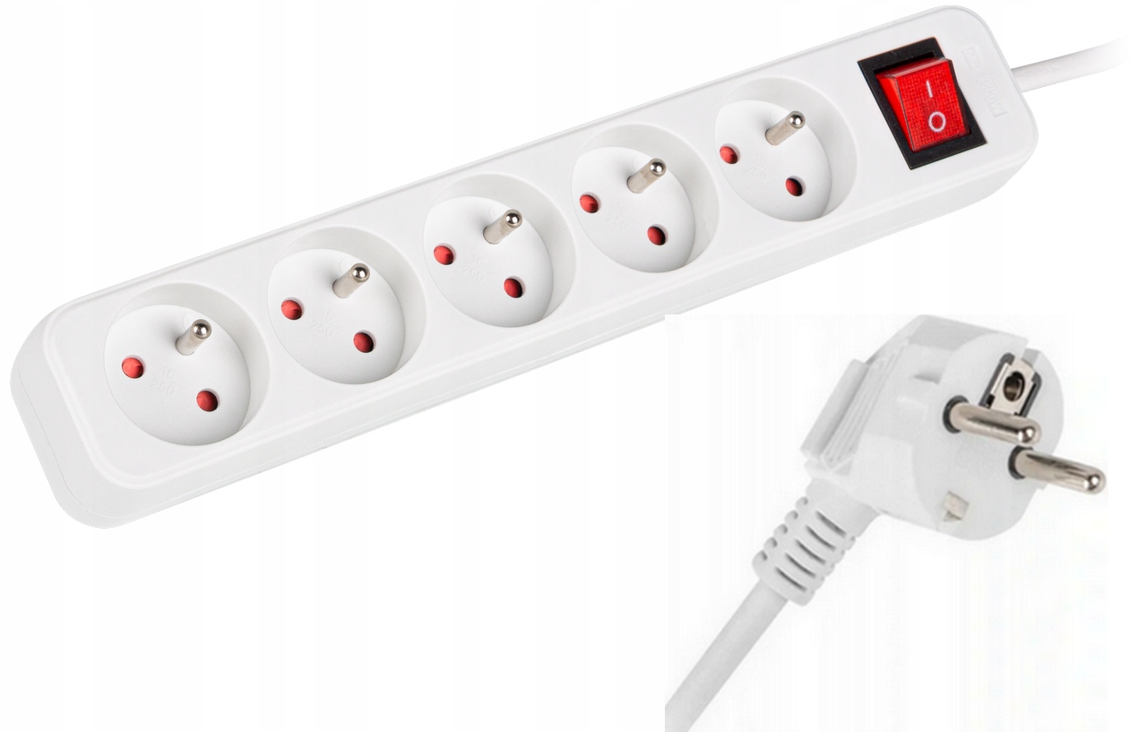 

Listwa zasilająca Przedłużacz Antyprzepięciowa 3M