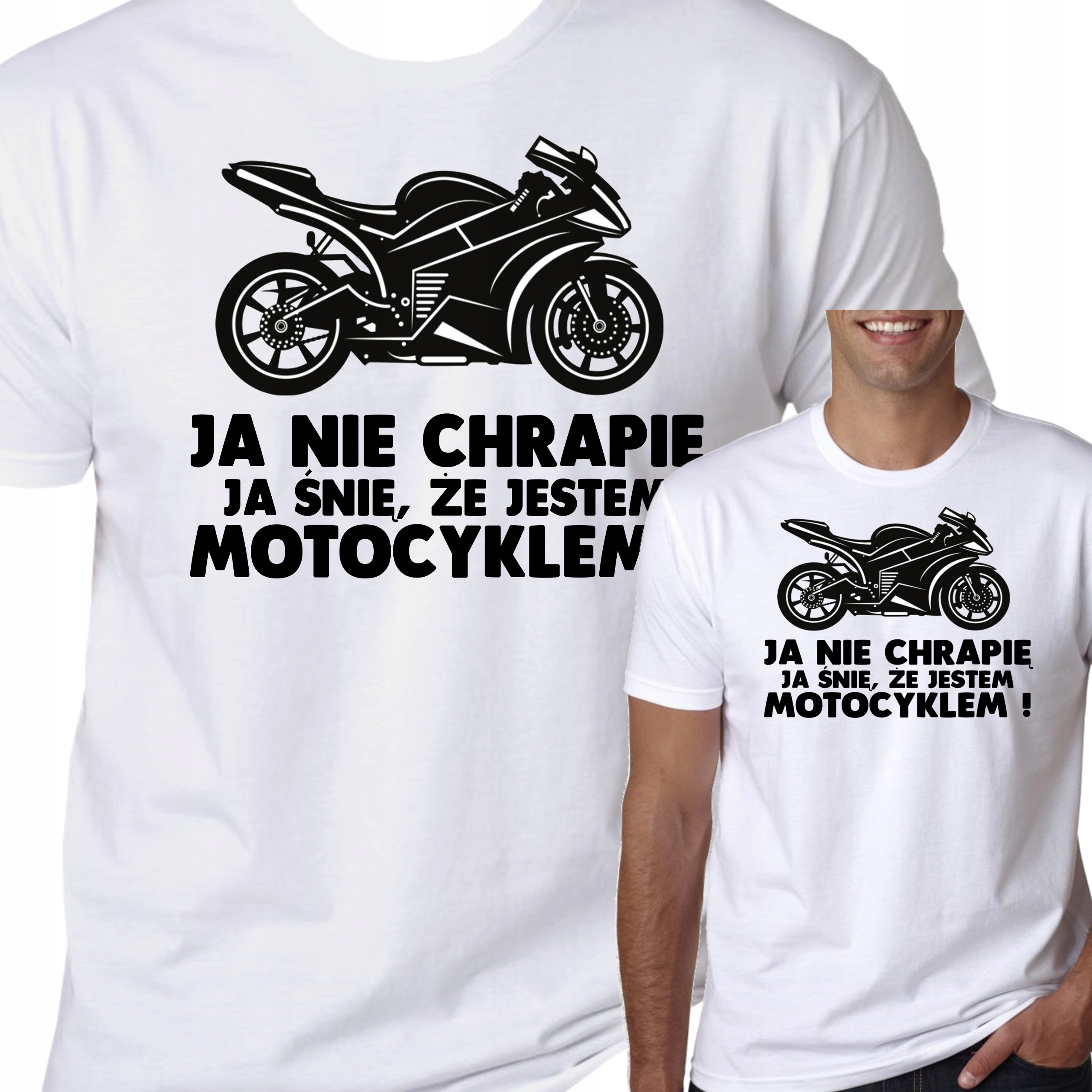 

Koszulka Ja Nie Chrapię Snię Motocyklem XL 1020