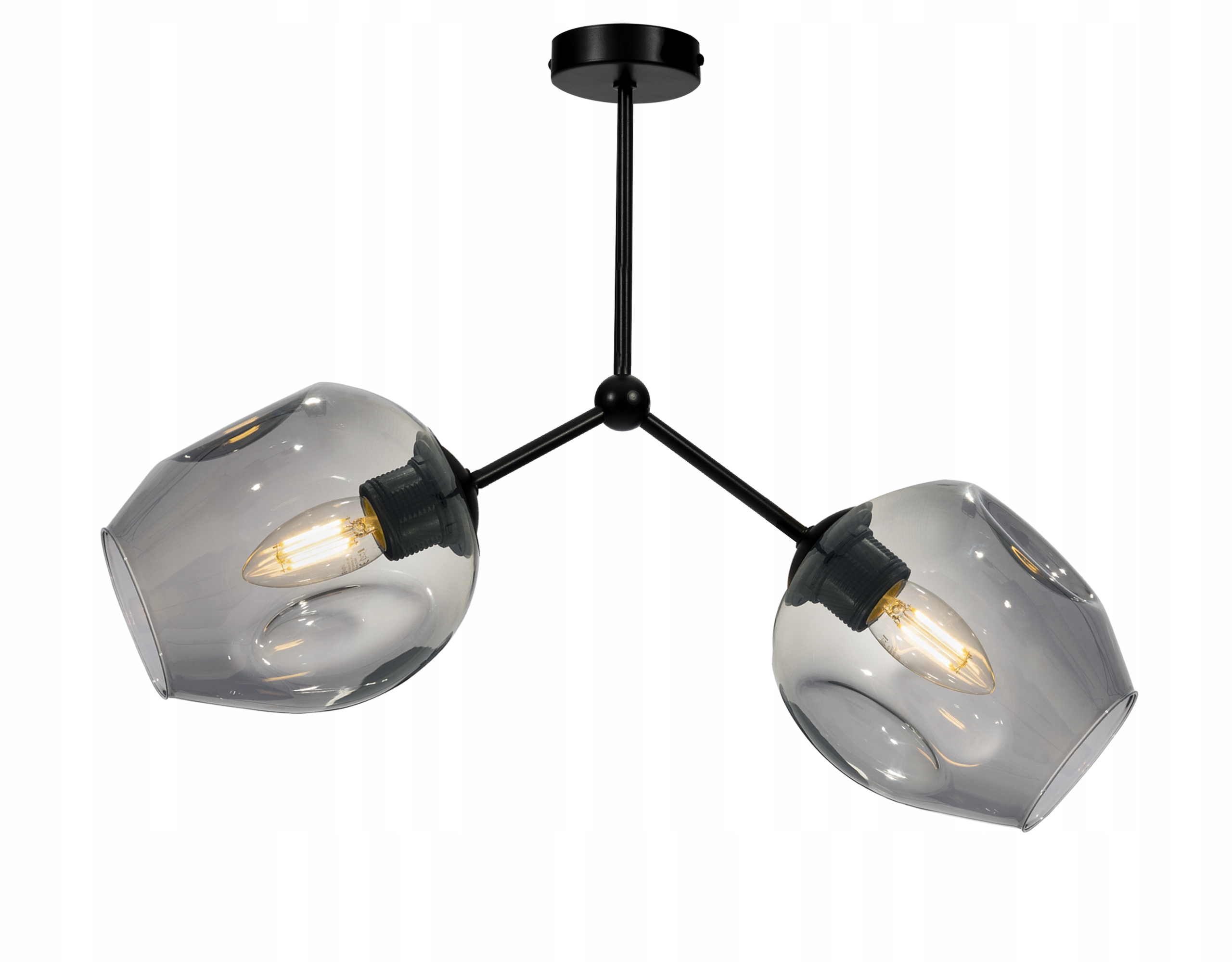 

Lampa Wisząca Sufitowa Nowoczesna Klosz Szklany