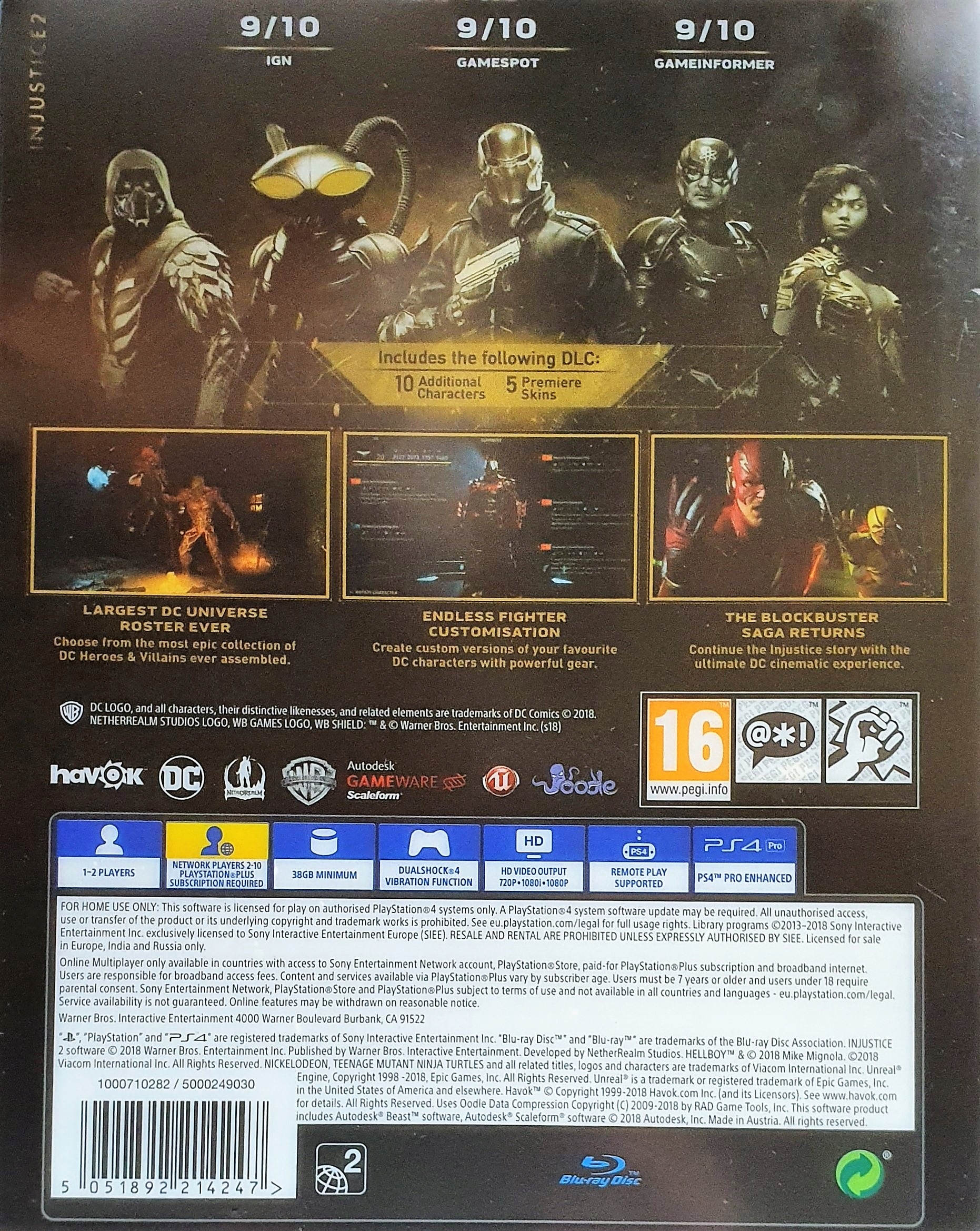 Injustice 2 2024 legendary edition steelbook