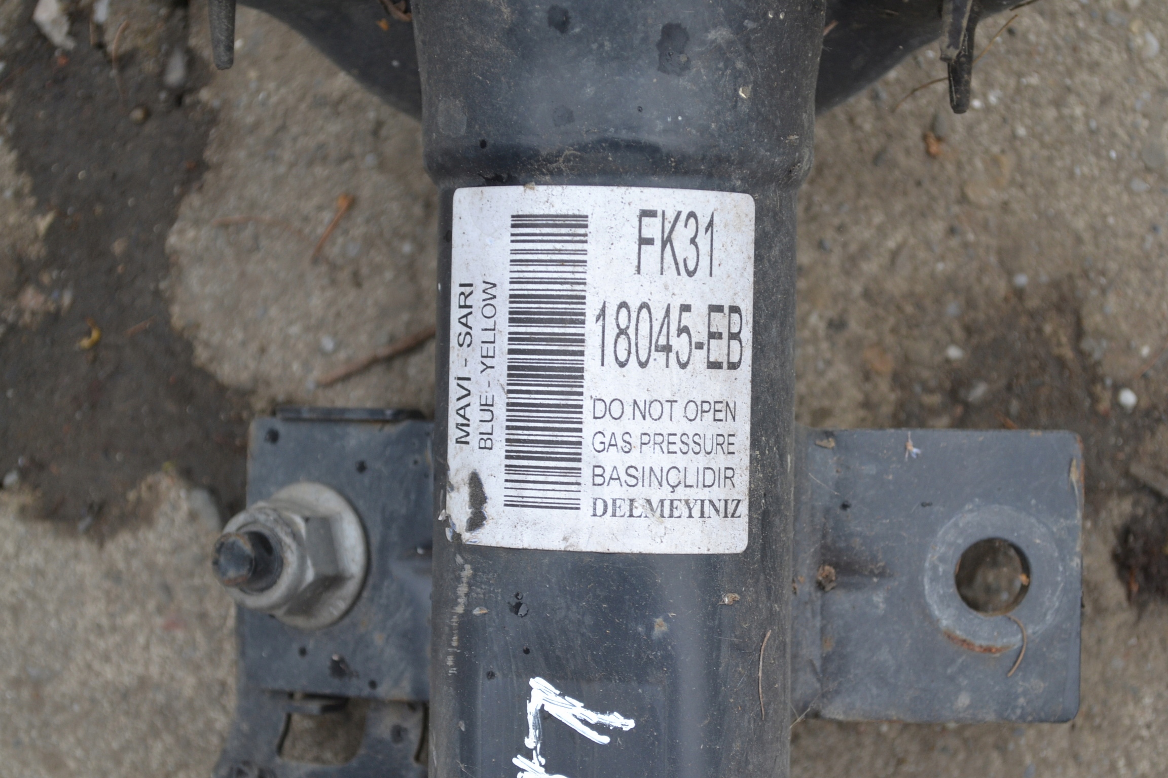 shock absorber right front FK31-18045-EB FORD TRANSIT MK8