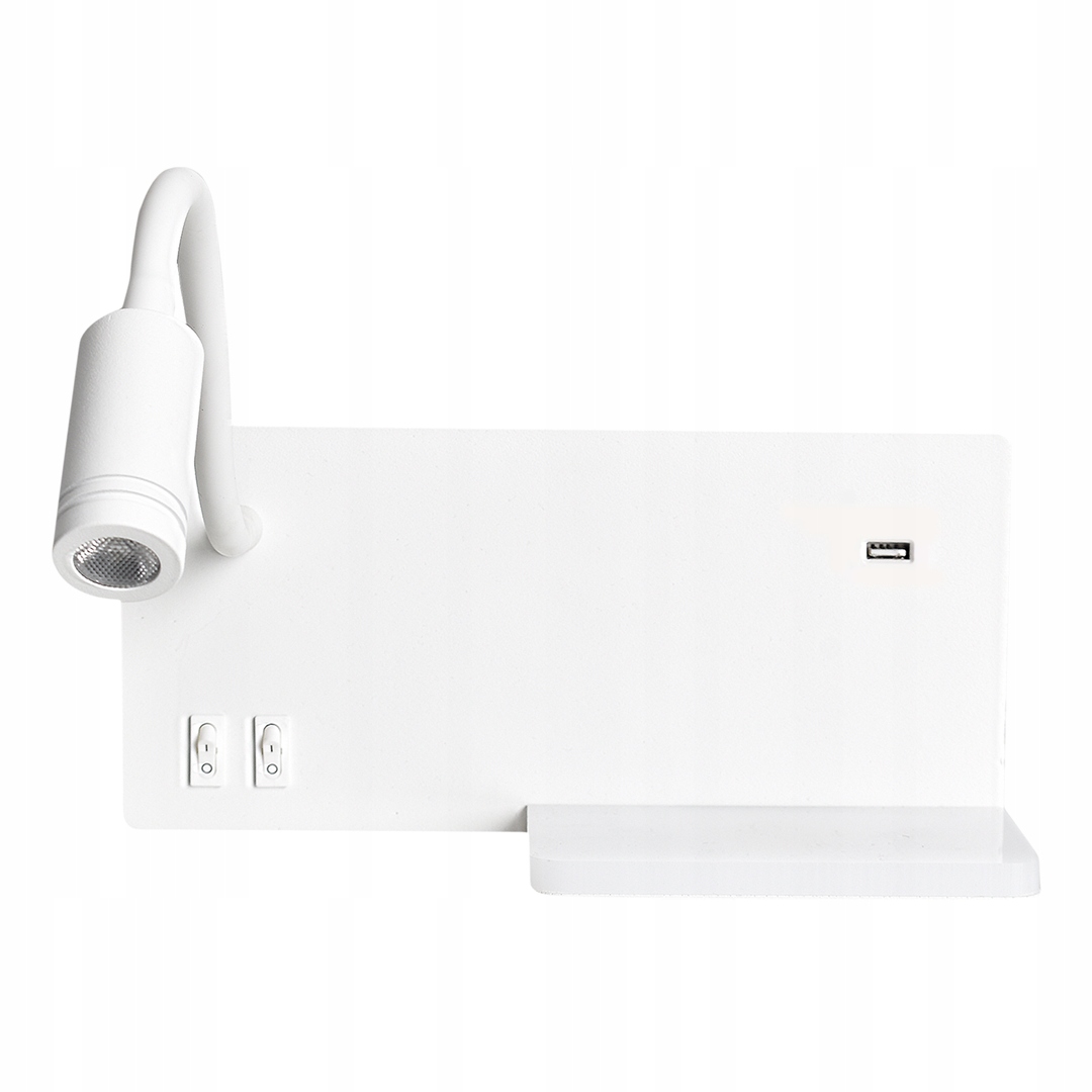 Nástenné svietidlo Milagro biele s integrovaným Led zdrojom 11 W