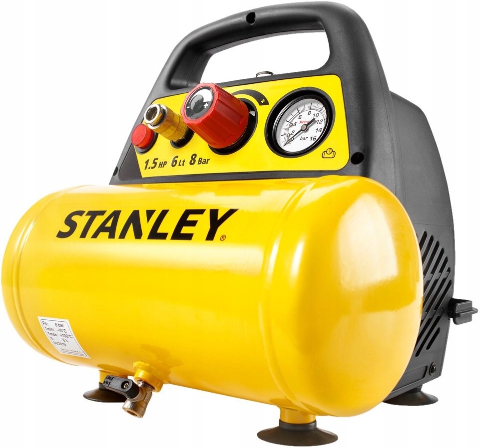 

Kompresor Bezolejowy Sprężarka Stanley 6L 8BAR