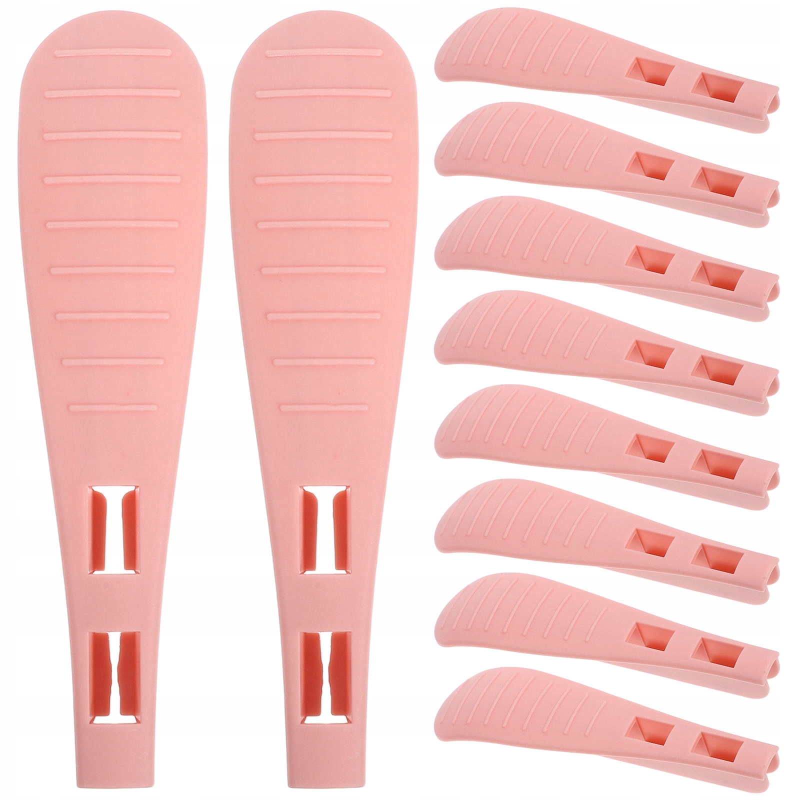 40 SZT. RÓŻOWE NAKŁADKI/OSŁONKI NA RAMIONA WIESZAKÓW