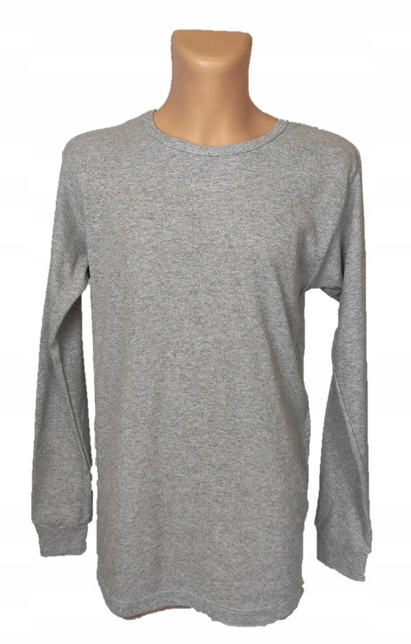 PODKOSZULKA MĘSKA CIENKA DŁUGI RĘKAW XL SZARA