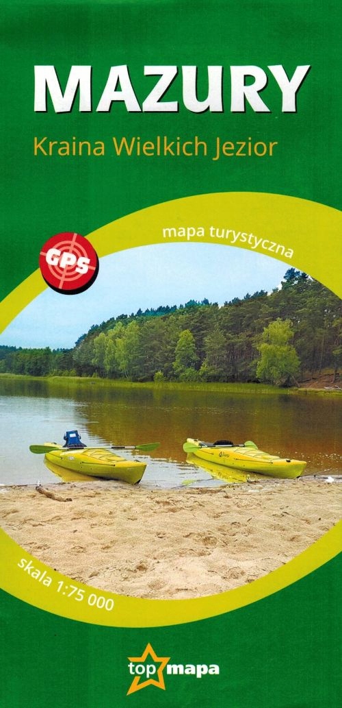 Mazury Kraina Wielkich Jezior Mapa Turystyczna Top