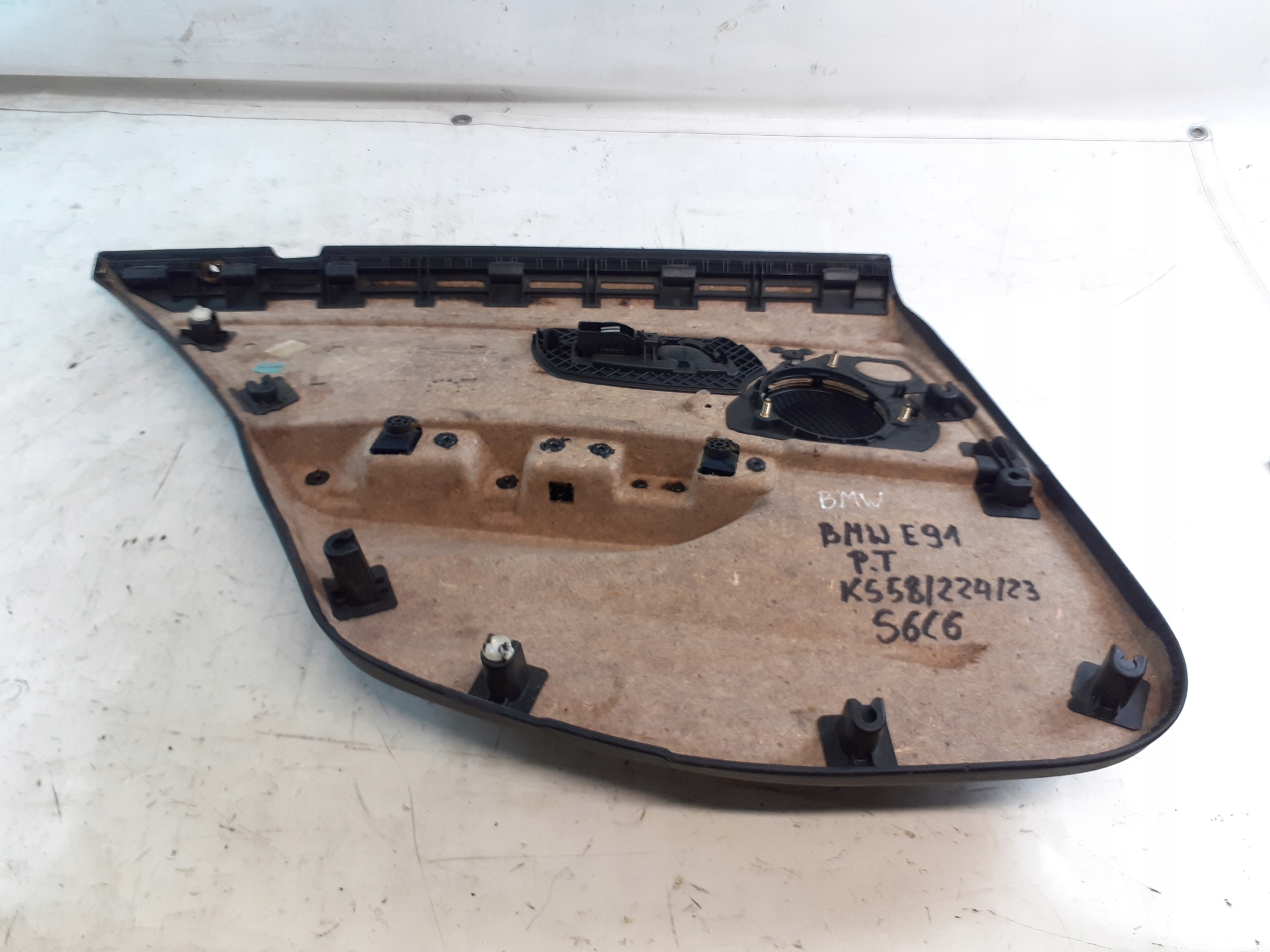 upholstery side right rear part BMW E91