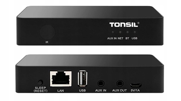 Síťový přehrávač Tonsil WS1602 Wi-Fi Multiroom Bluetooth předzesilovač