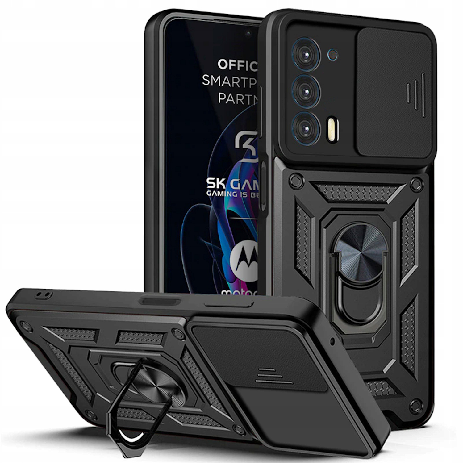 CASE ETUI PANCERNE + SZKŁO do MOTOROLA MOTO EDGE 20 Marka Exoguard