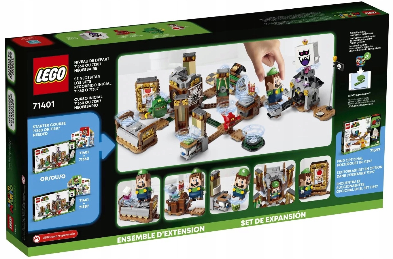 LEGO SUPER MARIO Zabawa w straszonego 71401 Numer produktu 71401