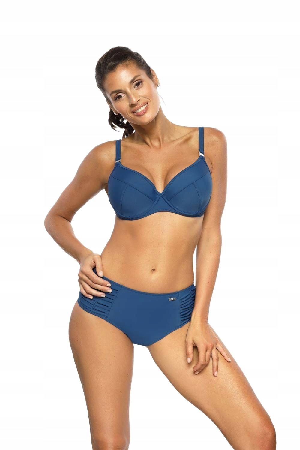 Vyztužený dvoudílný plavkový kostým Kornelia M-632 Indigo 42E