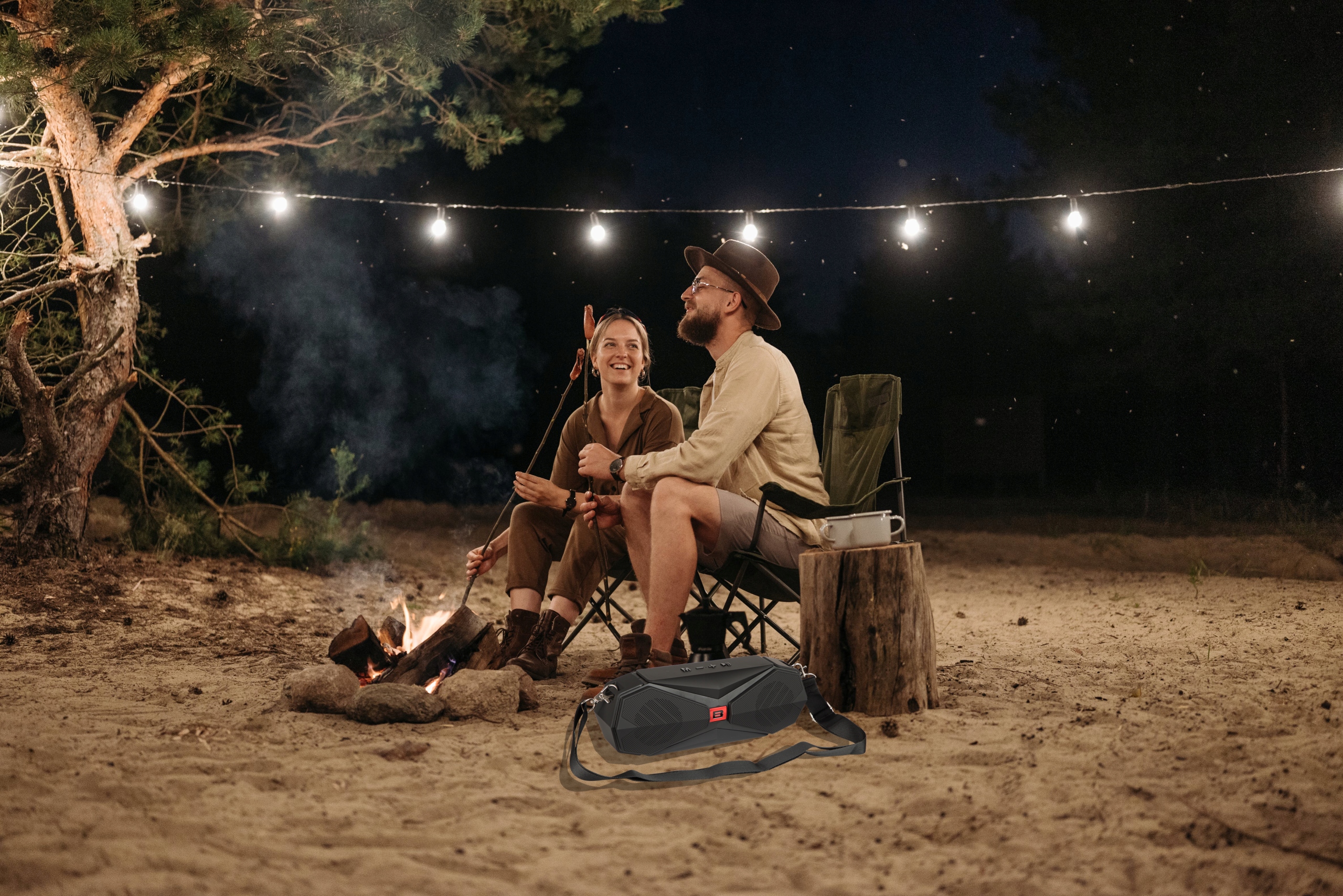 MOCNY GŁOŚNIK BLUETOOTH BOOMBOX BEZPRZEWODOWY RADIO PRZENOŚNY USB SD PASEK Marka Blow