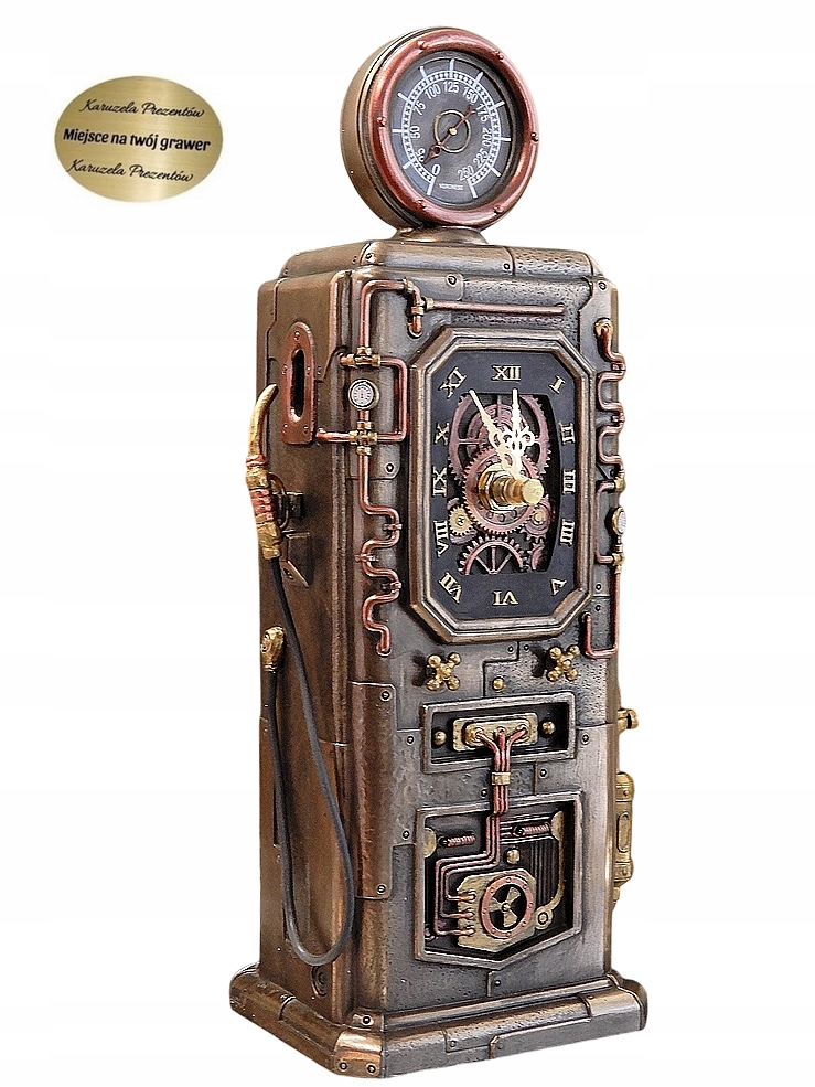 Hodiny Steampunk Distribútor Času Retro Dekorácia Loft Industriálny Styl