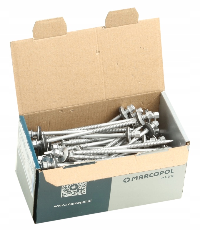 Wkręty Do Płyt Warstwowych Do Betonu Drewna 6,4 x 145mm Samowiercące 50szt.