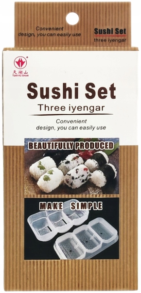 

Potrójna foremka do ryżu, wałeczki Tian Hu Shan