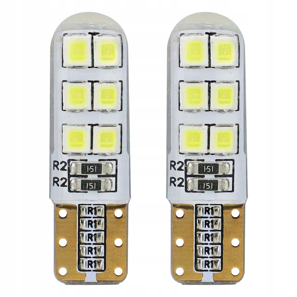 

Żarówki Led Standard T10 W5W 12SMD Postojówki 12V
