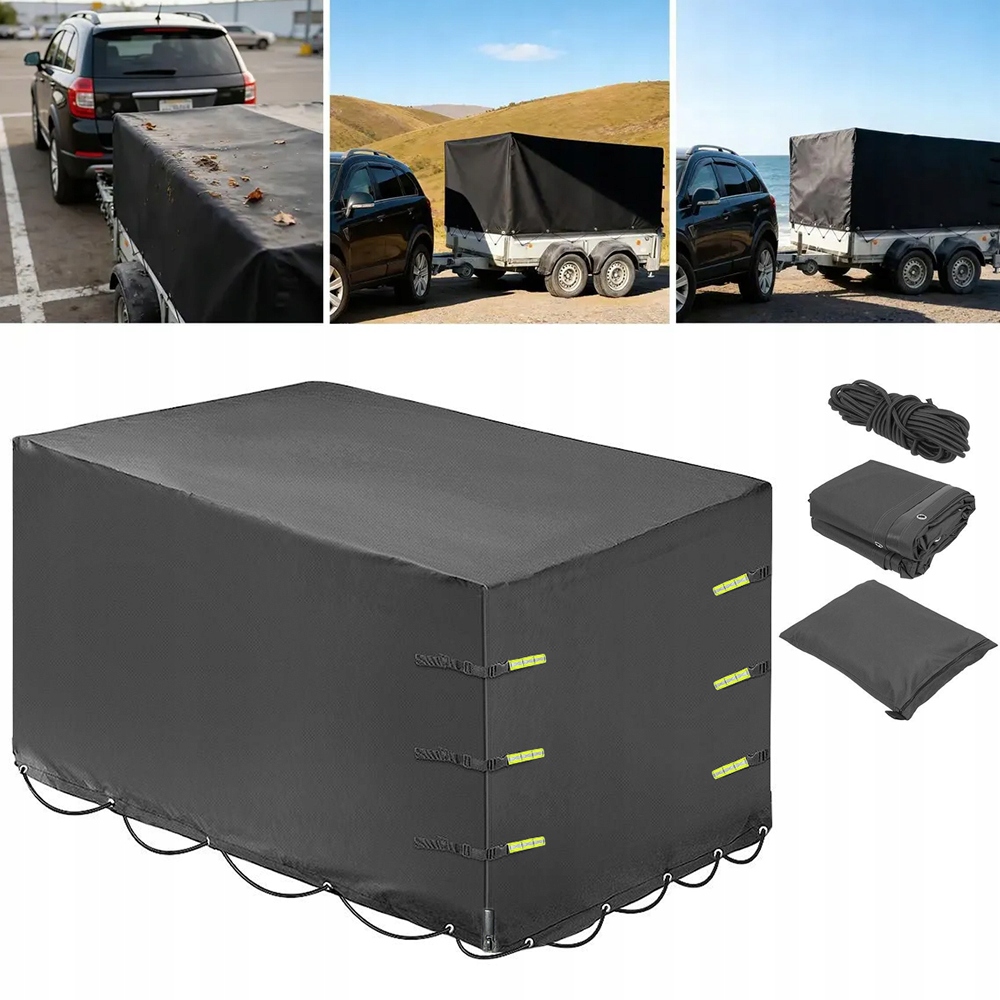 Plachta Na Přívěs Plochá Plachta 214x122x11 cm 600D Pvc